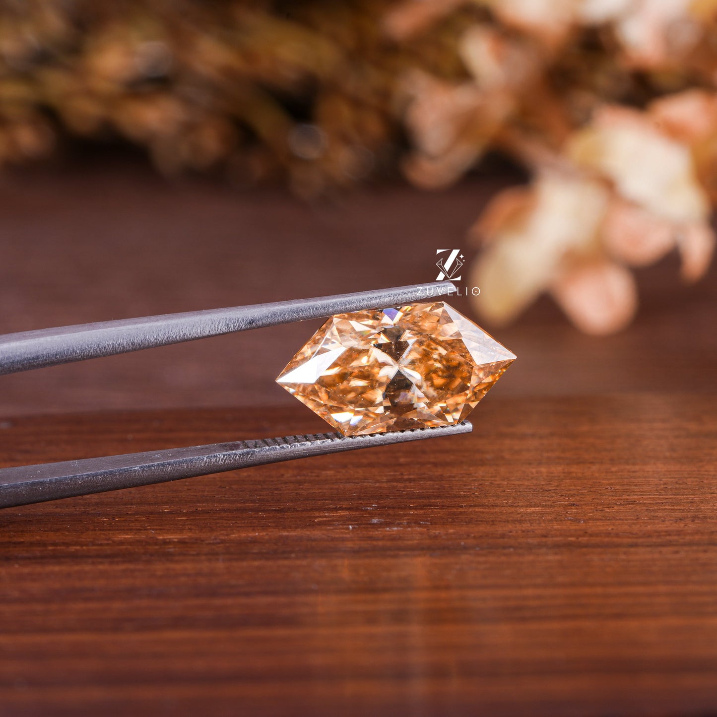 Hexagon Loose Moissanite Cut
