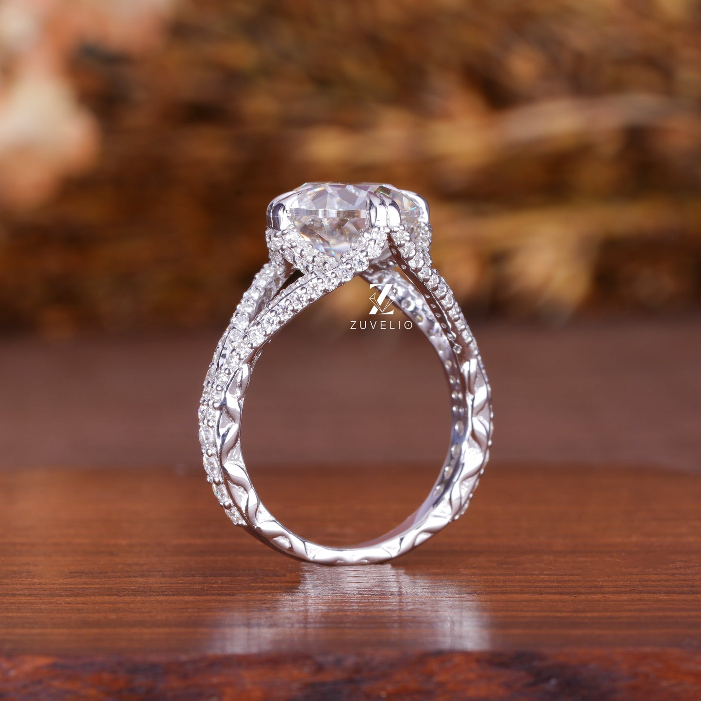 4.06 CTW Old European Cut Ring - Zuvelio.com
