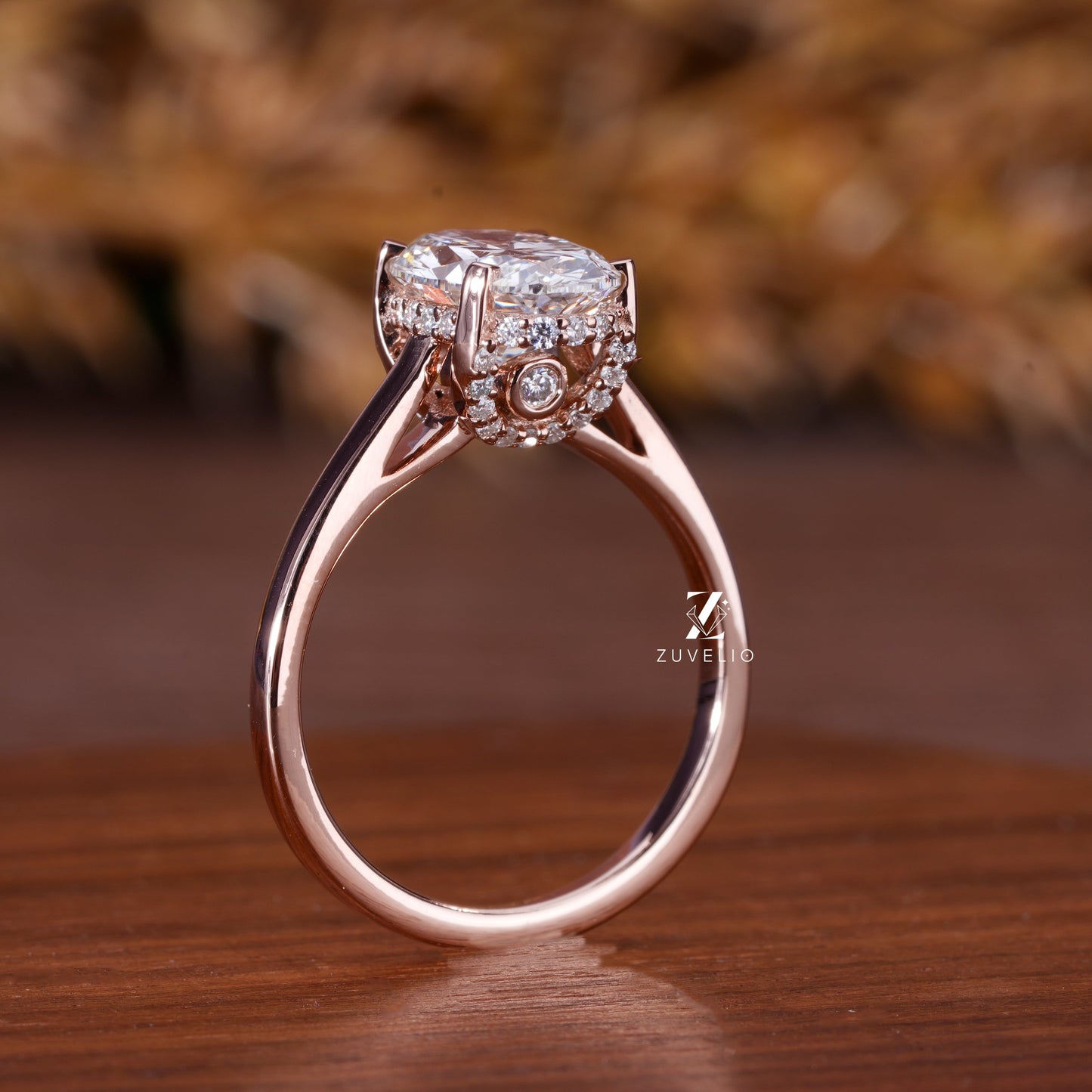 Oval Cut Diamond Ring