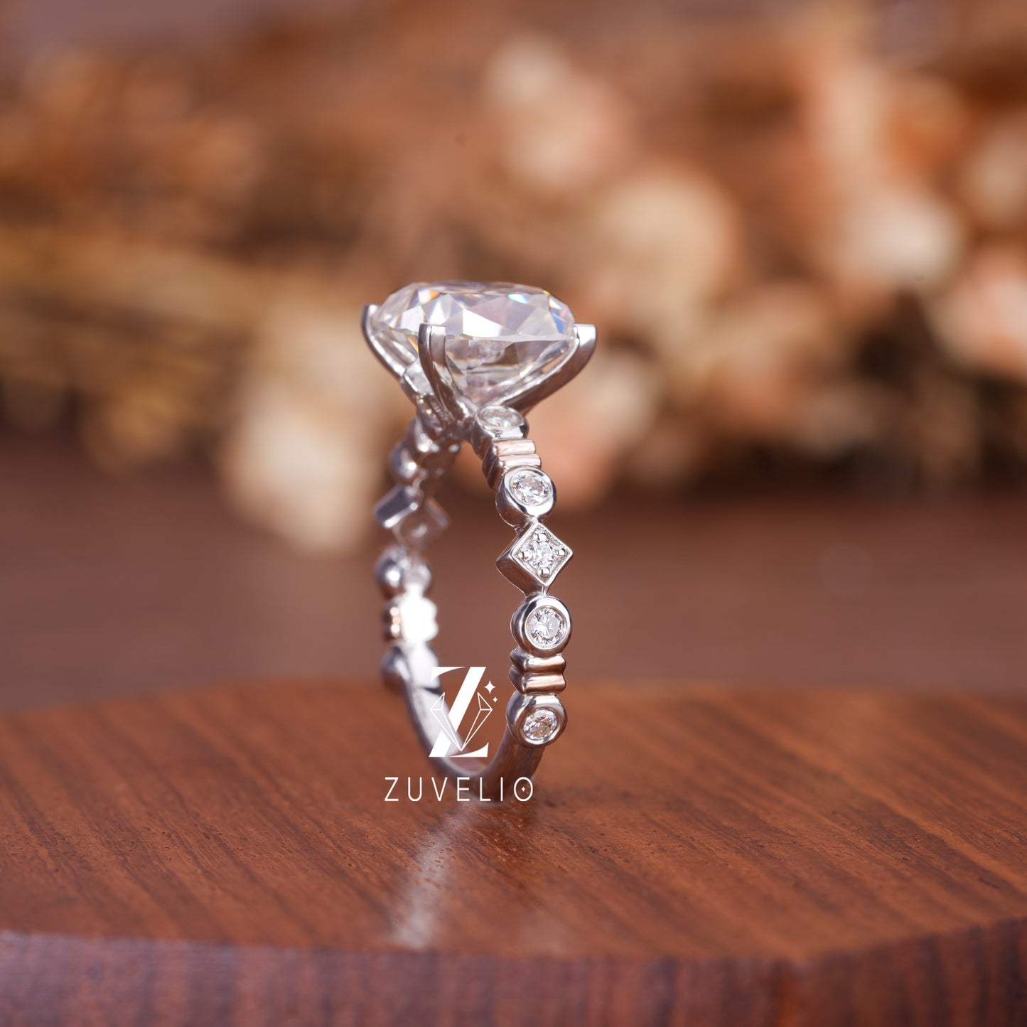 OMC Cushion Engagement Ring