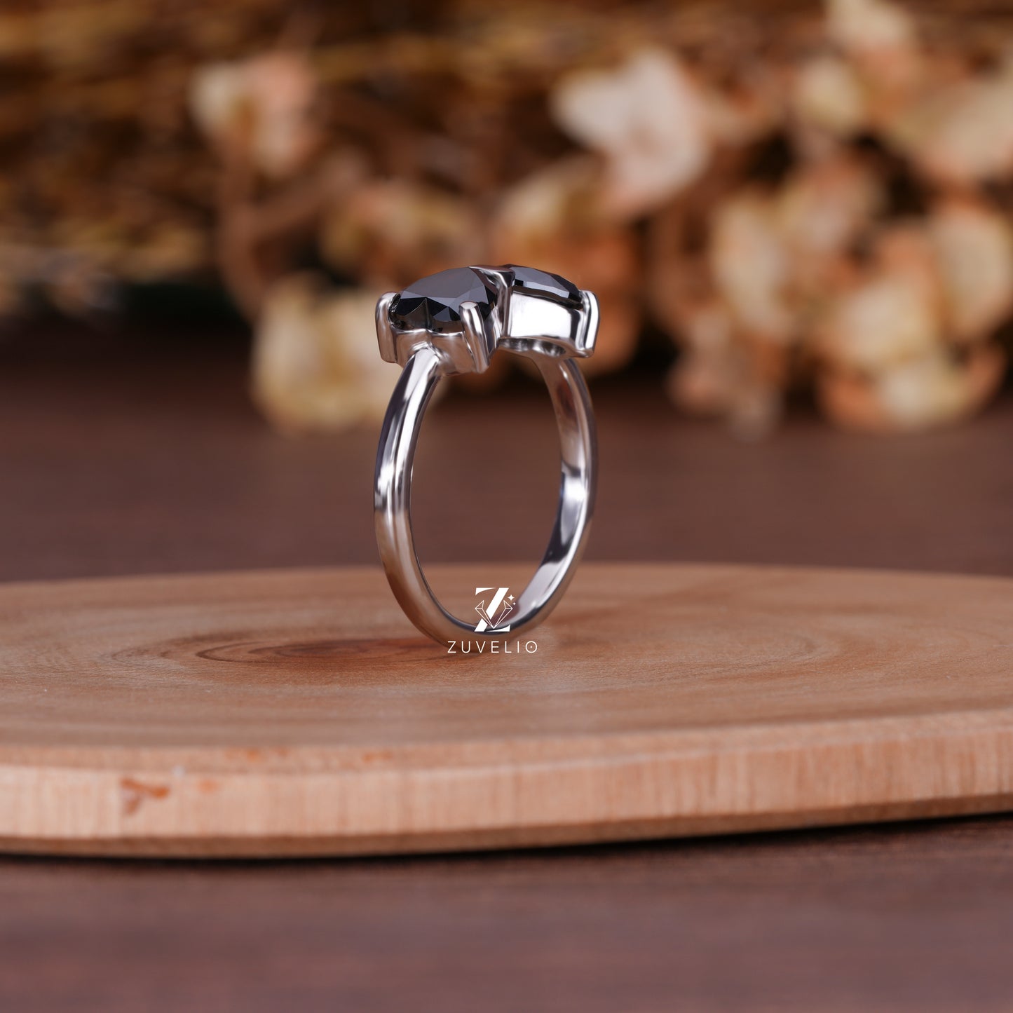 Bow Tie Moissanite Ring