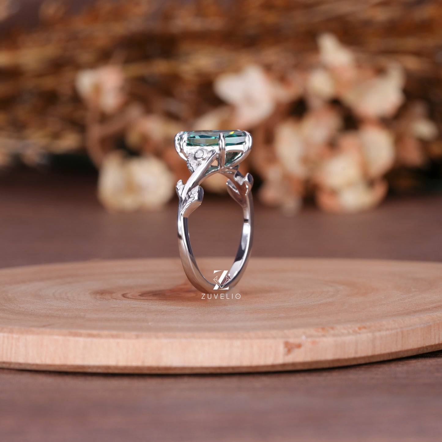 Nature Inspired Hexagon Ring