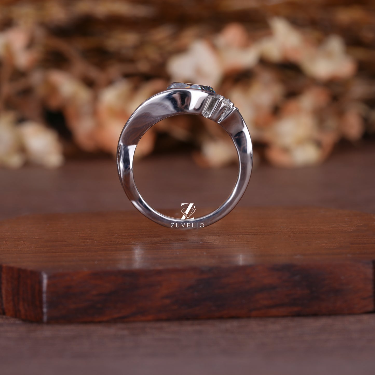 OMC Cushion Moissanite Ring