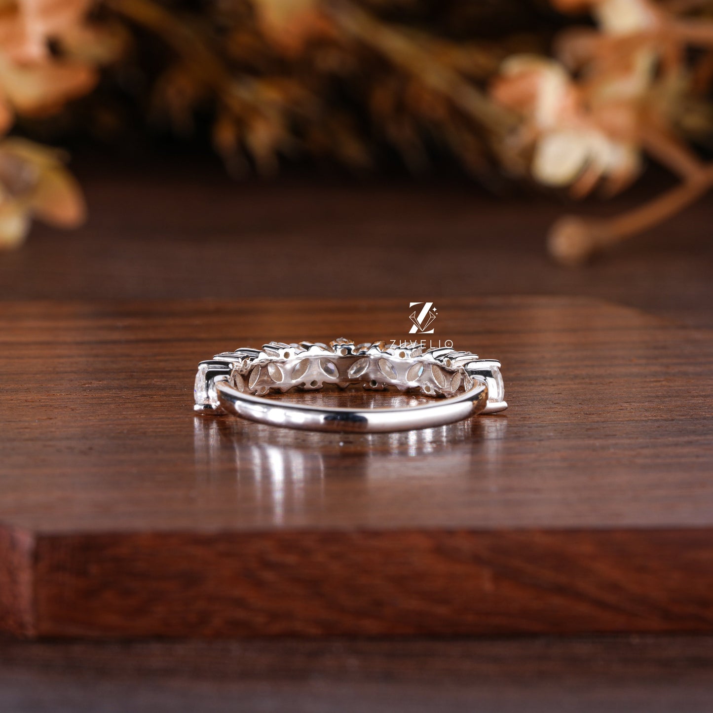 Marquise Wedding Band - Zuvelio.com