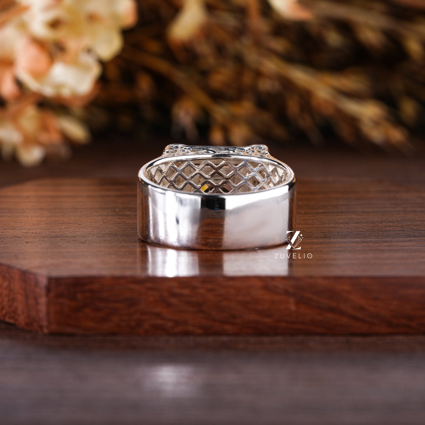 Mens Moissanite Ring - Zuvelio.com