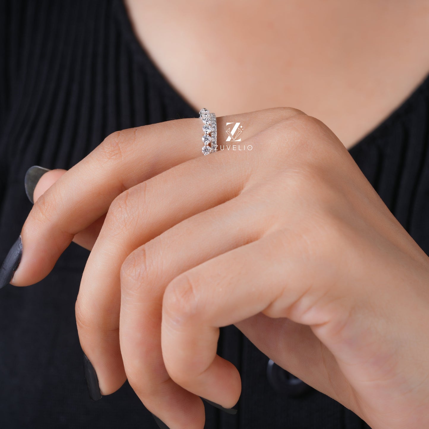 Double Eternity Band Ring - Zuvelio.com