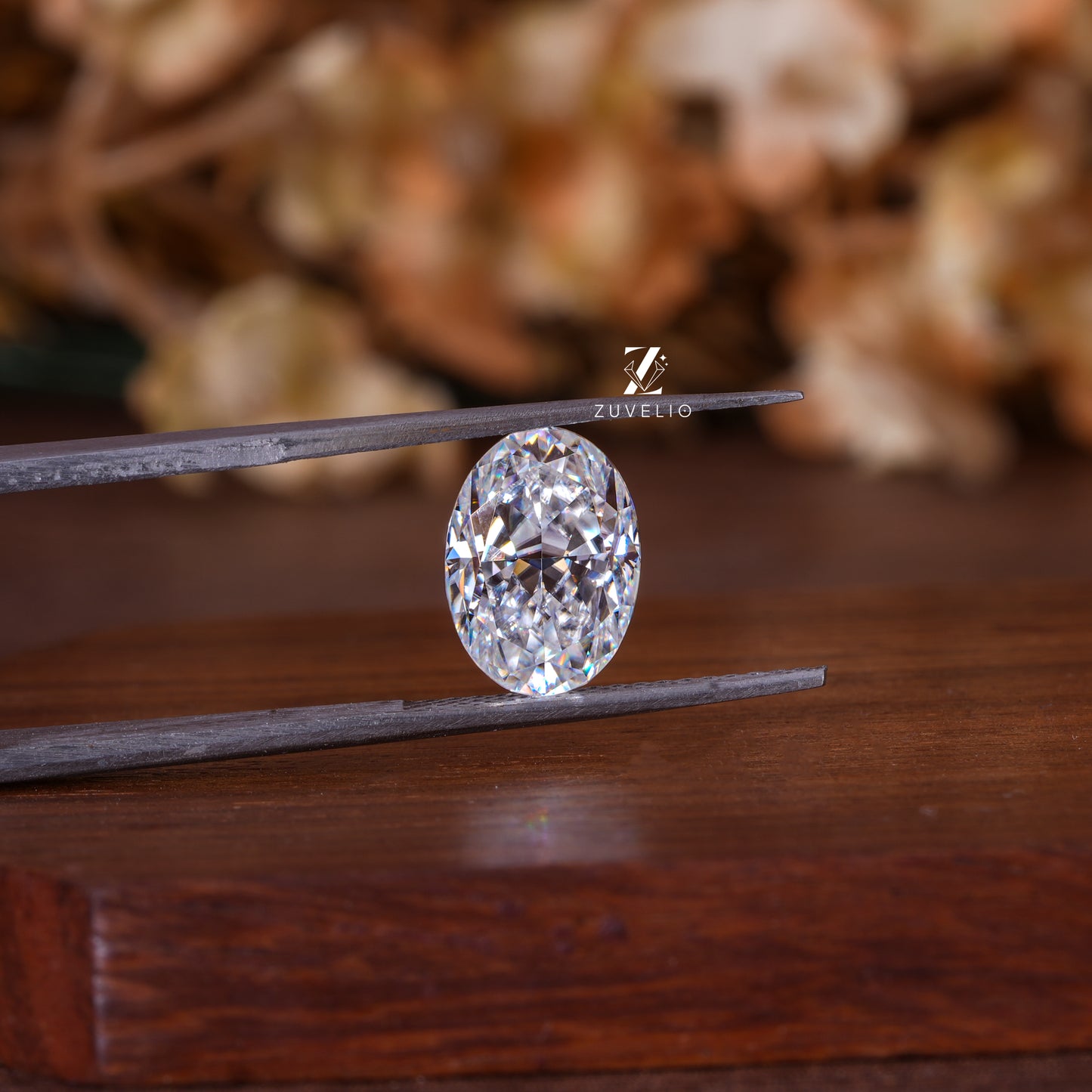 3.25 Ct Moissanite Oval Radiance