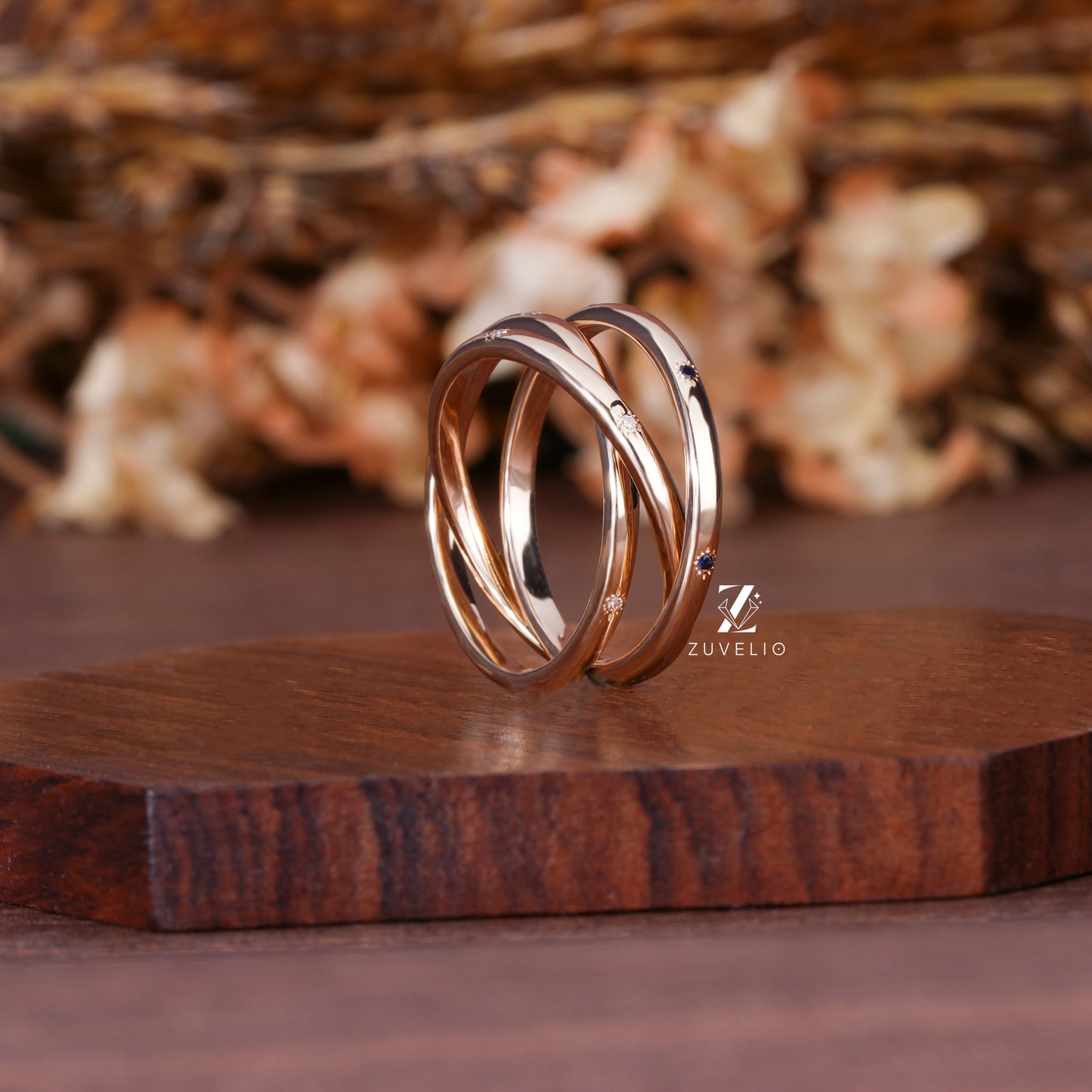 Celestial Round Trilogy Ring