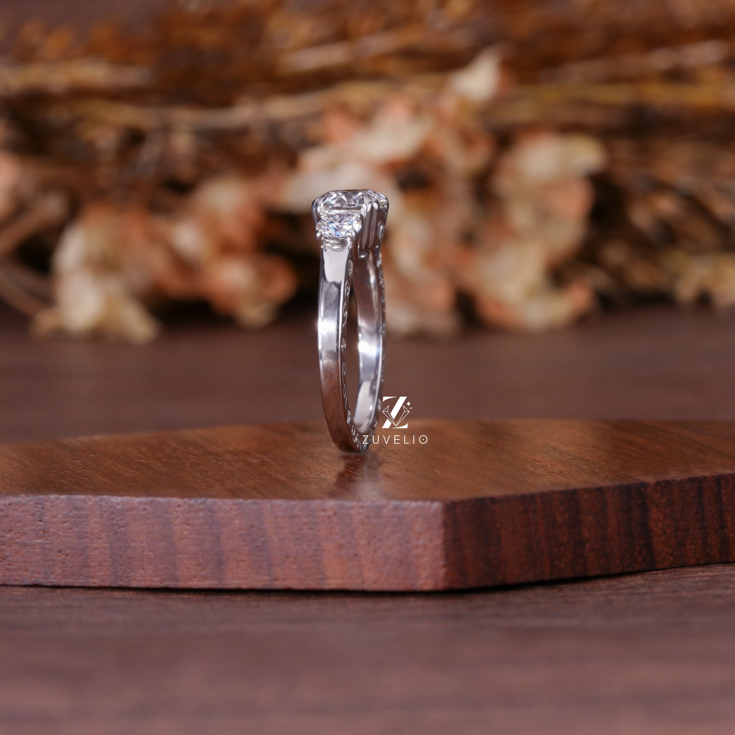 Round Lab Diamond Ring