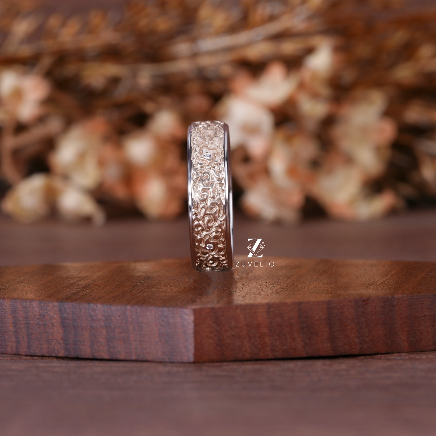 Dual Tone Diamond Band