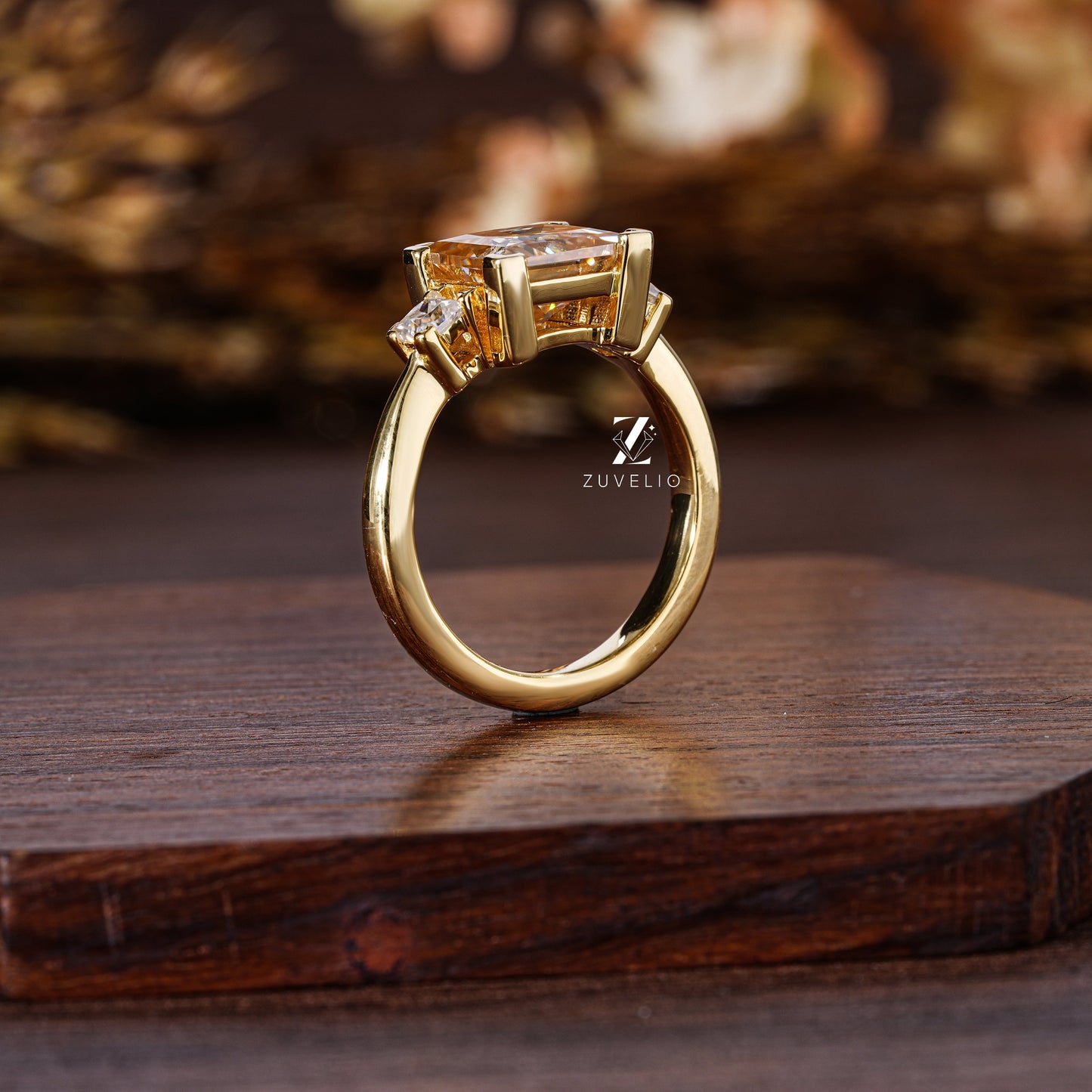 Princess Cut Moissanite Ring - Zuvelio.com