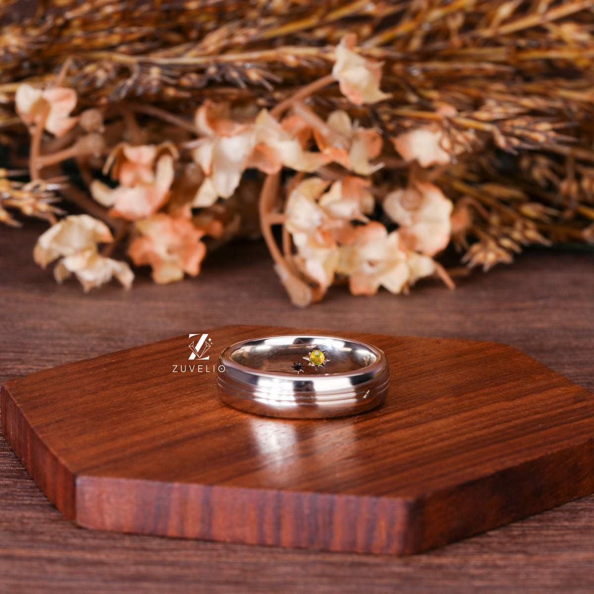 Men's Custom Gemstone Band