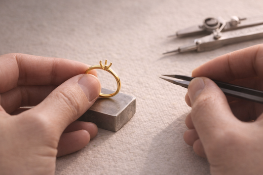 Custom lab diamond engagement rings