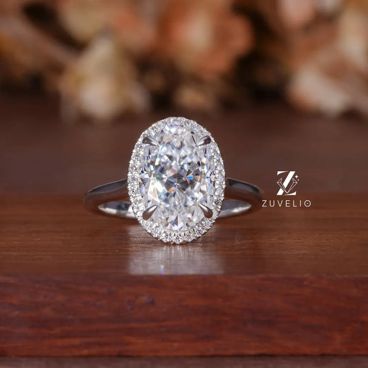 Moissanite Wedding Band Rings