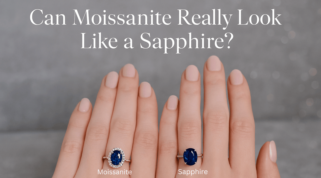 Can Moissanite Really Look Like a Sapphire?