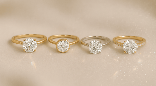 Top Round Cut Moissanite Rings That Look Like Real Diamonds