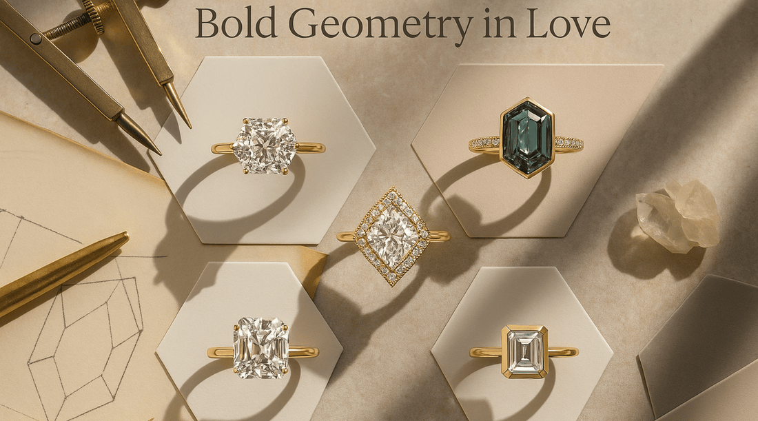 Why Geometric Moissanite Rings Like Hexagon Are Trending