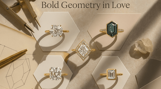 Why Geometric Moissanite Rings Like Hexagon Are Trending