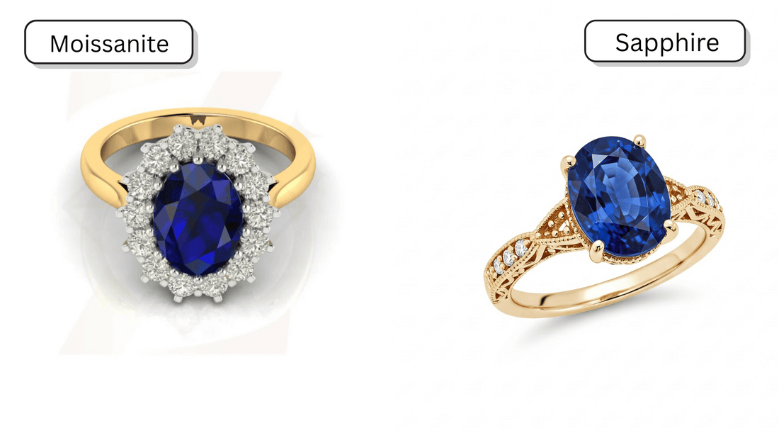 Moissanite vs Sapphire Engagement Rings: Which One Should You Choose?