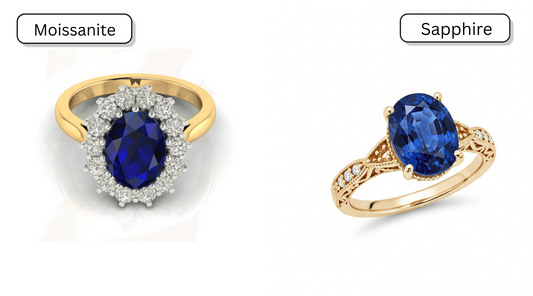 Moissanite vs Sapphire Engagement Rings: Which One Should You Choose?