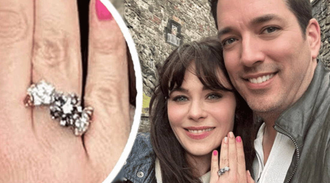 Zooey Deschanel Engagement Ring: A Custom Vintage Treasure That’s Turning Heads