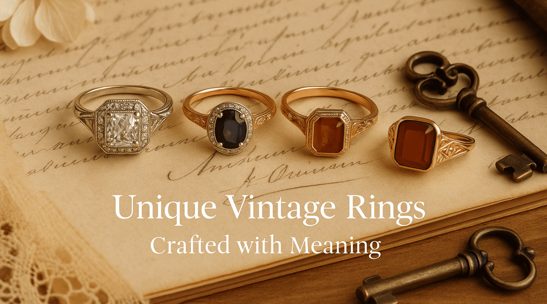Unique Vintage Rings for Women Who Value History Over Trends