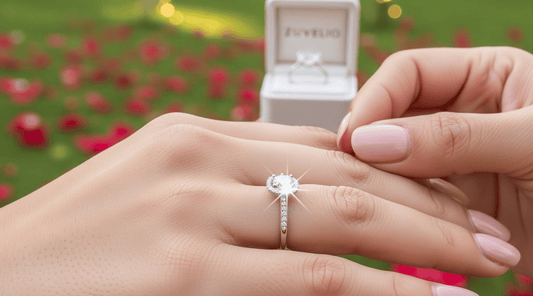 Hidden Halo Diamond Rings for Women: A Subtle Touch of Sparkle