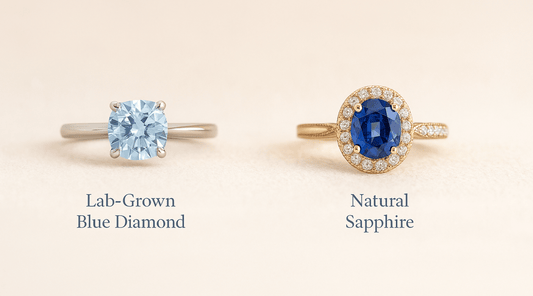 Lab-Grown Blue Diamonds vs Sapphires: Modern Luxury with Ethical Sparkle