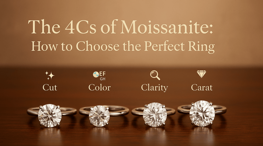 The 4Cs of Moissanite: How to Choose the Perfect Ring