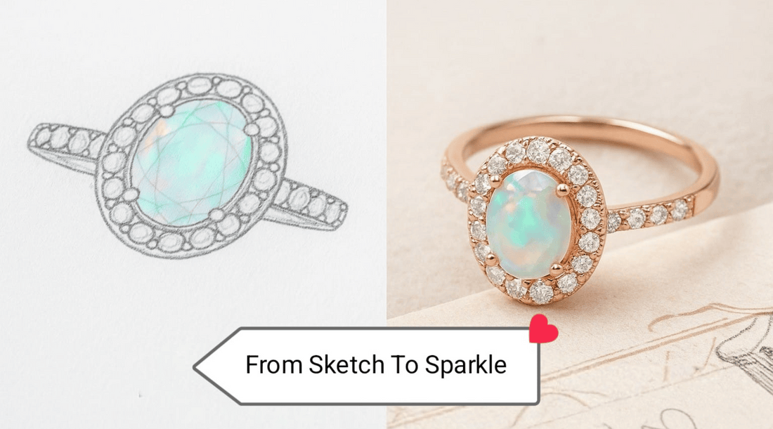 How to Design a Custom Engagement Ring with October Birthstone