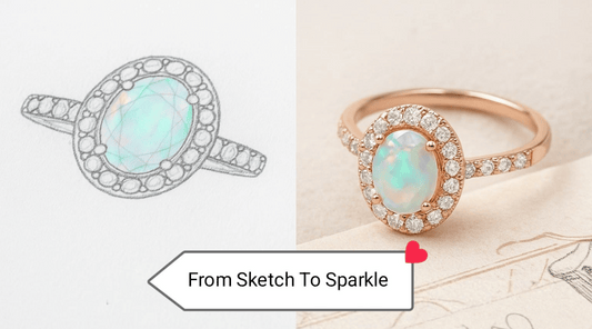 How to Design a Custom Engagement Ring with October Birthstone