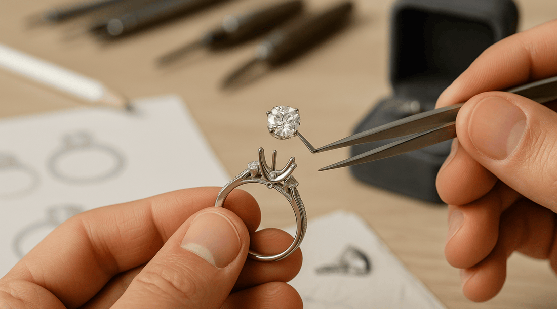 Build Your Own Custom Moissanite Engagement Ring