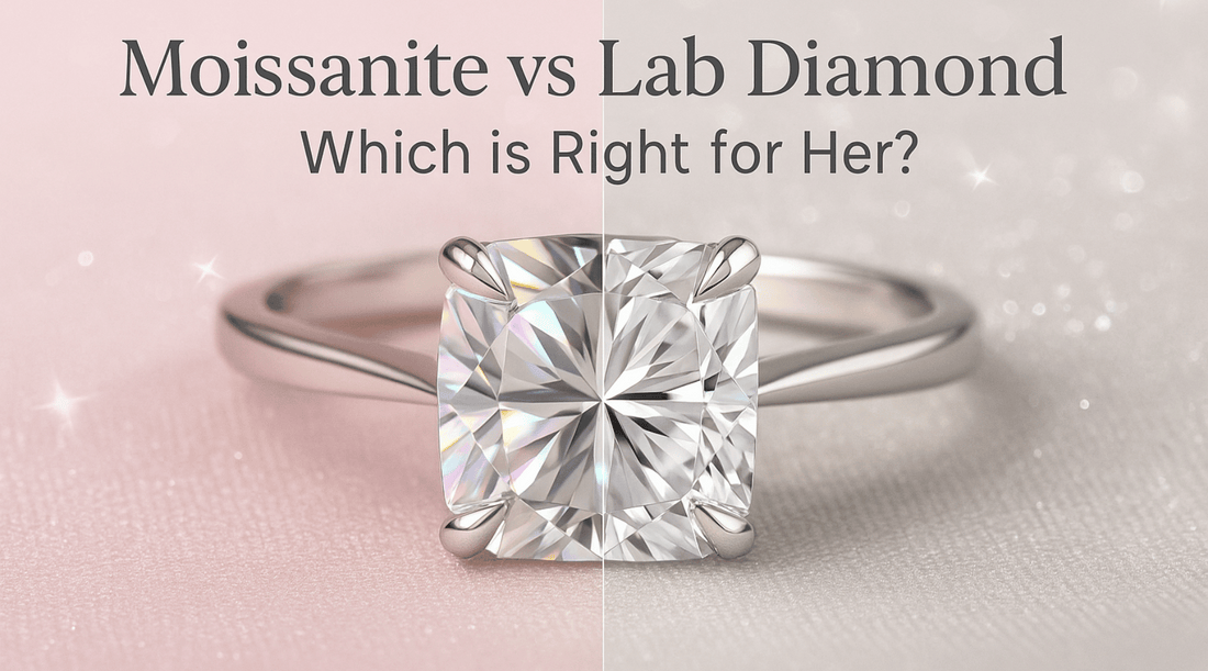 Moissanite vs Lab Grown Diamond