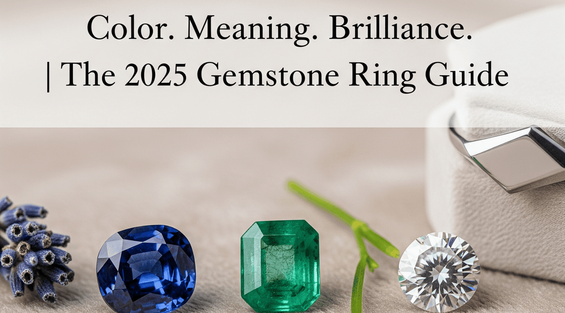 Sapphire, Emerald and Moissanite: Unique Gemstone Rings Women Are Loving in 2025