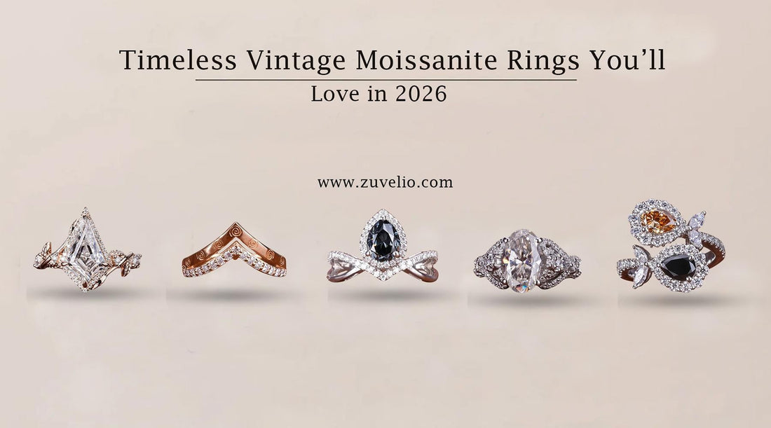 Vintage Moissanite Ring