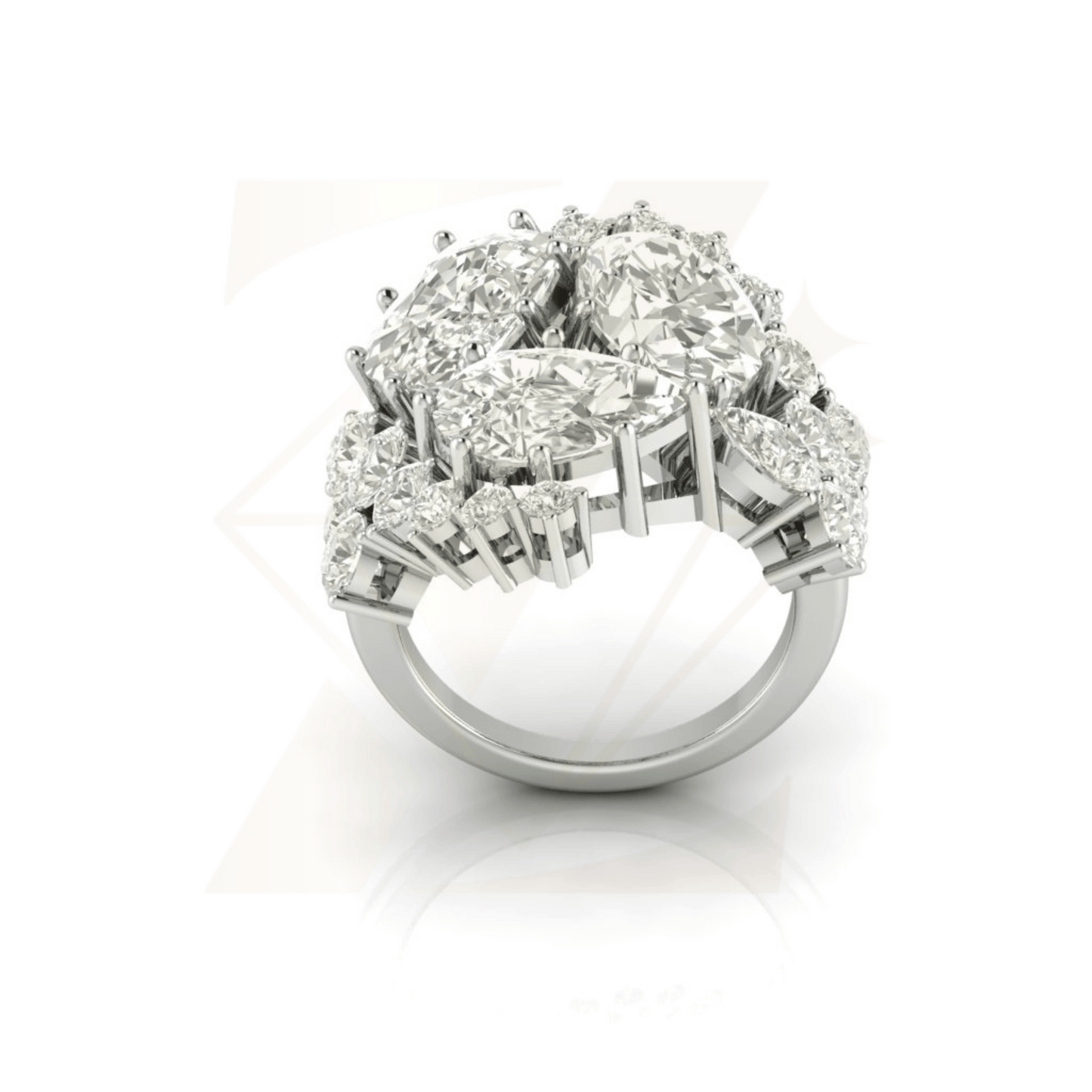 12.18 CTW Art Deco Ring - Zuvelio.com