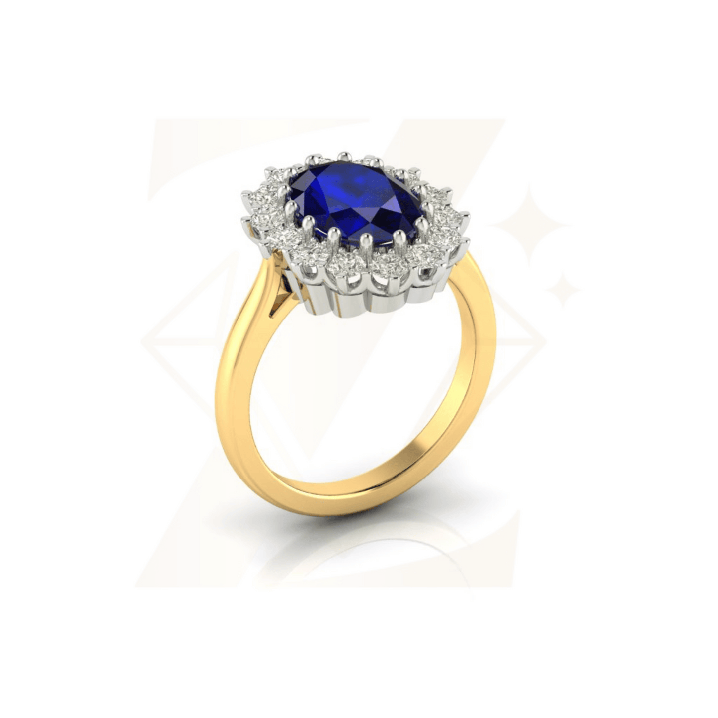 3.50 CTW Oval Cut Ring - Zuvelio.com