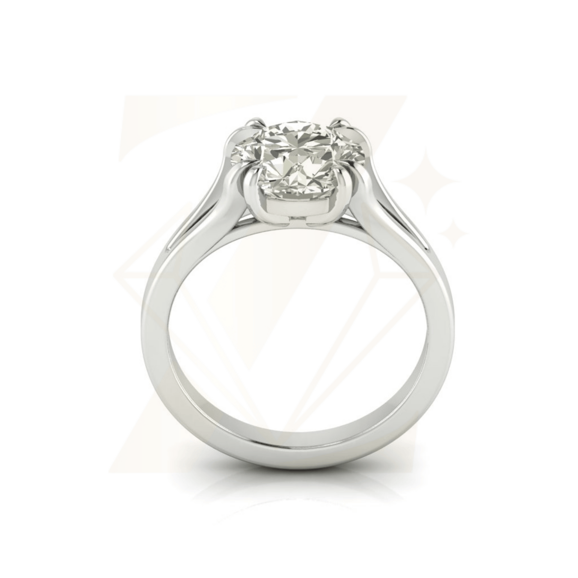 2.60 CTW Round Cut Ring - Zuvelio.com