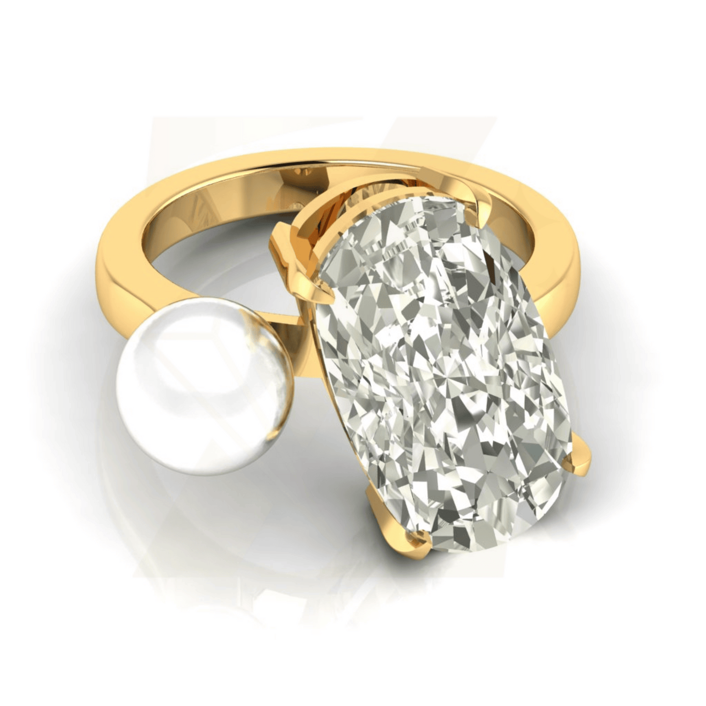11.20 CTW Oval Cut Ring - Zuvelio.com