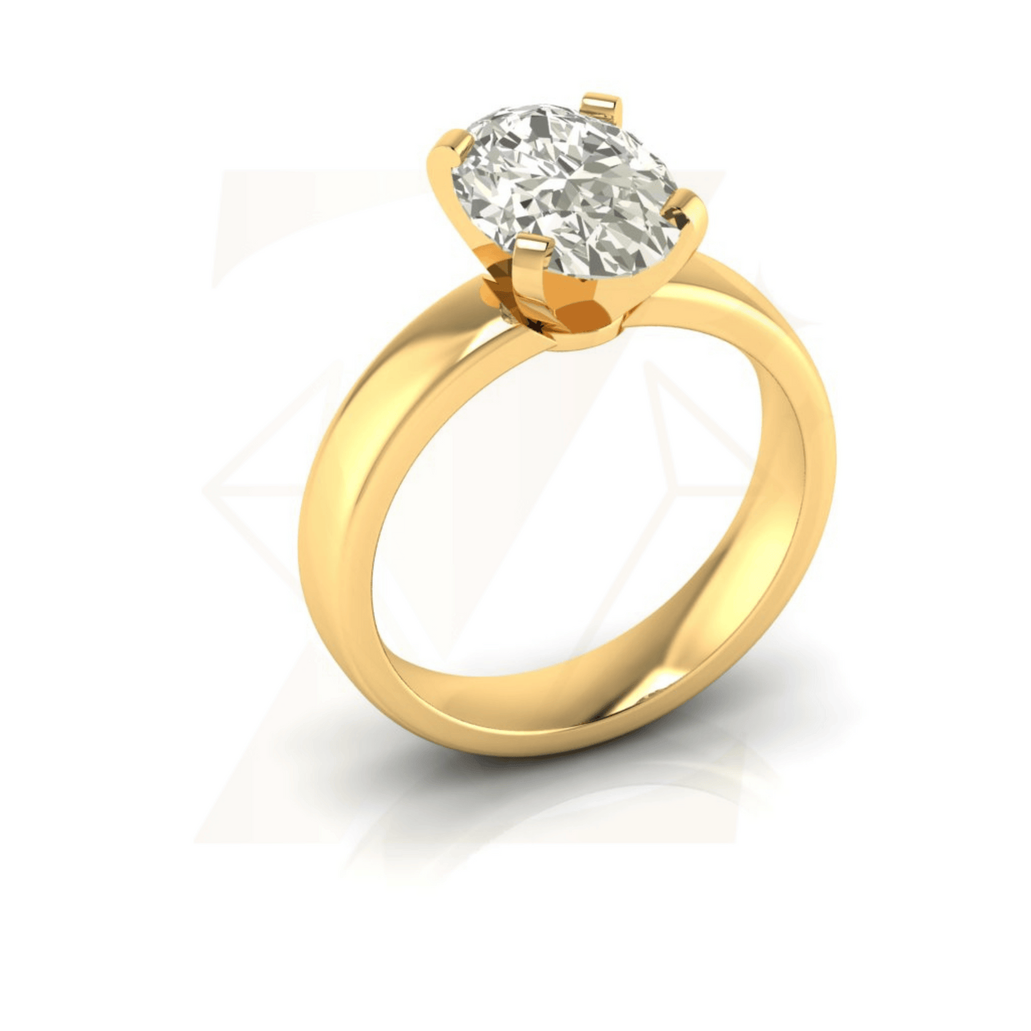 2.70 CTW Oval Cut Ring - Zuvelio.com