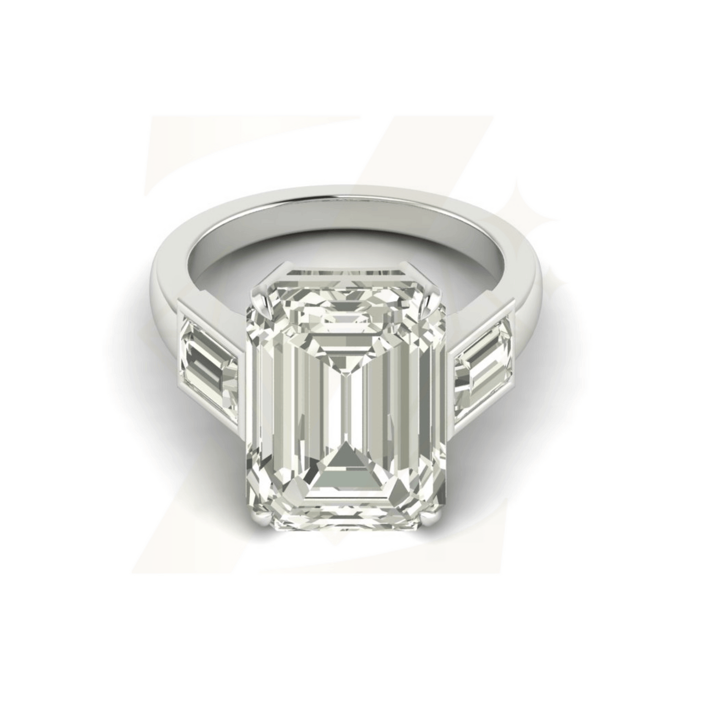 3.50 CTW Cushion Shape Ring - Zuvelio.com
