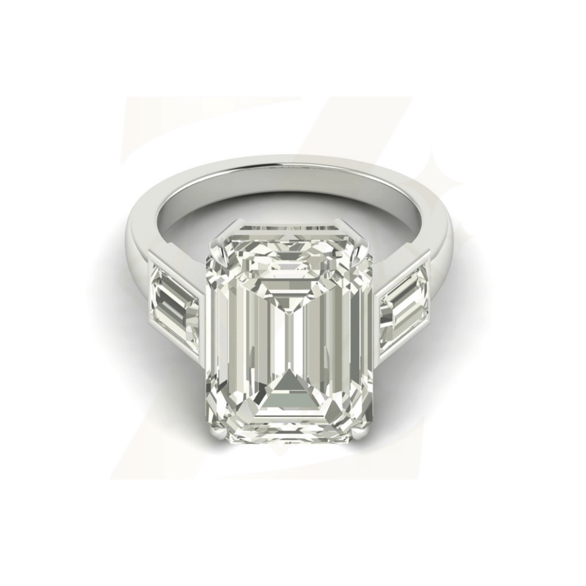 3.50 CTW Cushion Shape Ring - Zuvelio.com