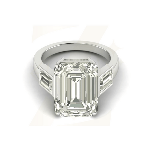 3.50 CTW Cushion Shape Ring - Zuvelio.com