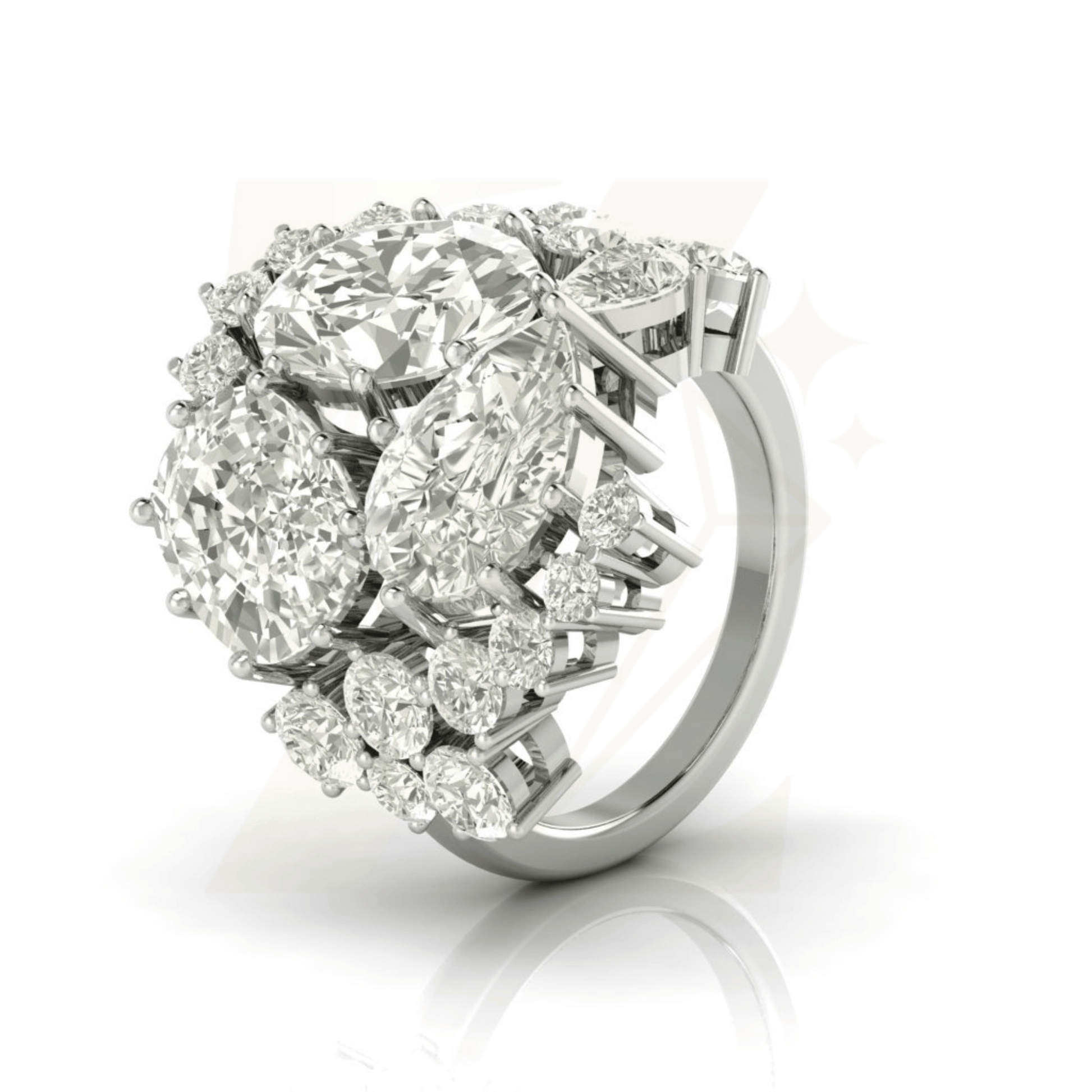 12.18 CTW Art Deco Ring - Zuvelio.com