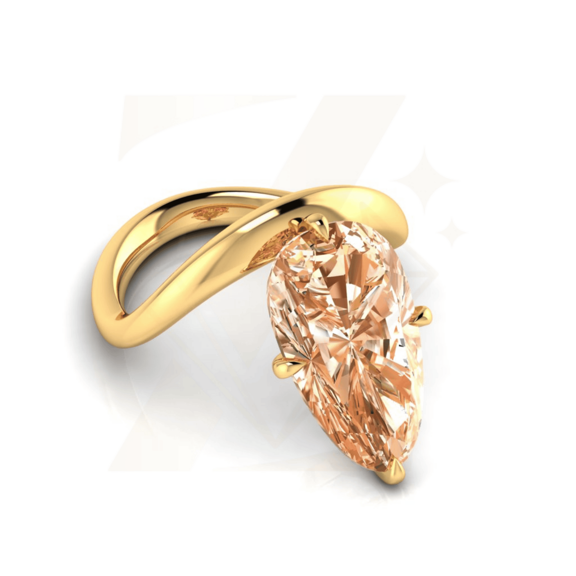 10.70 CTW Oval Cut Ring - Zuvelio.com