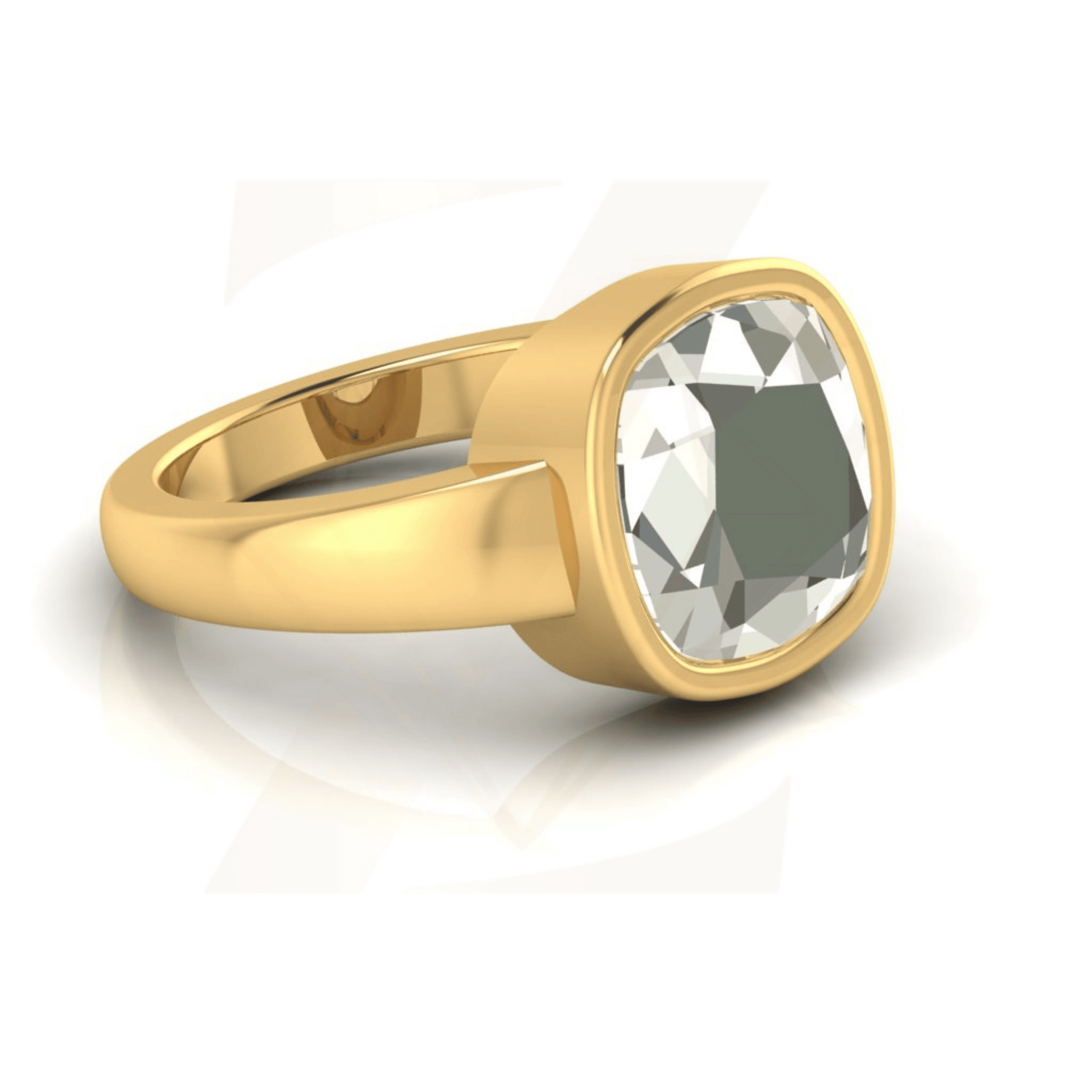 3.50 CTW Cushion Cut Ring - Zuvelio.com