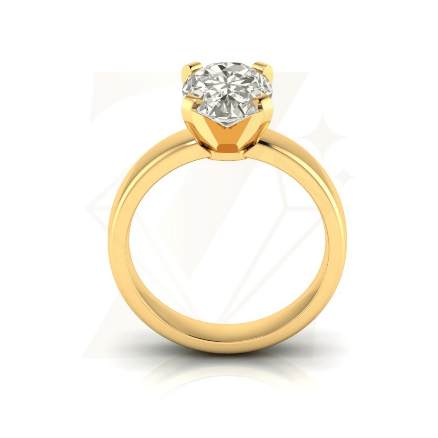 2.70 CTW Oval Cut Ring - Zuvelio.com
