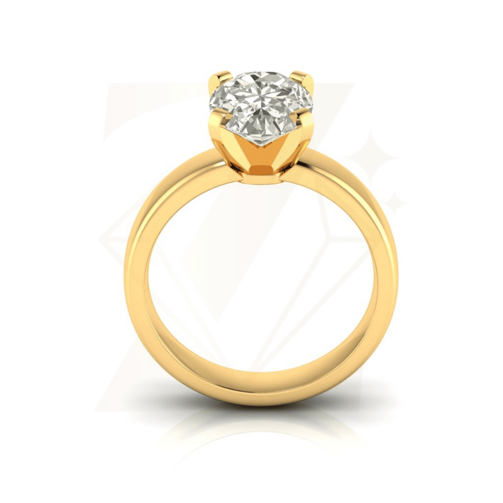 2.70 CTW Oval Cut Ring - Zuvelio.com