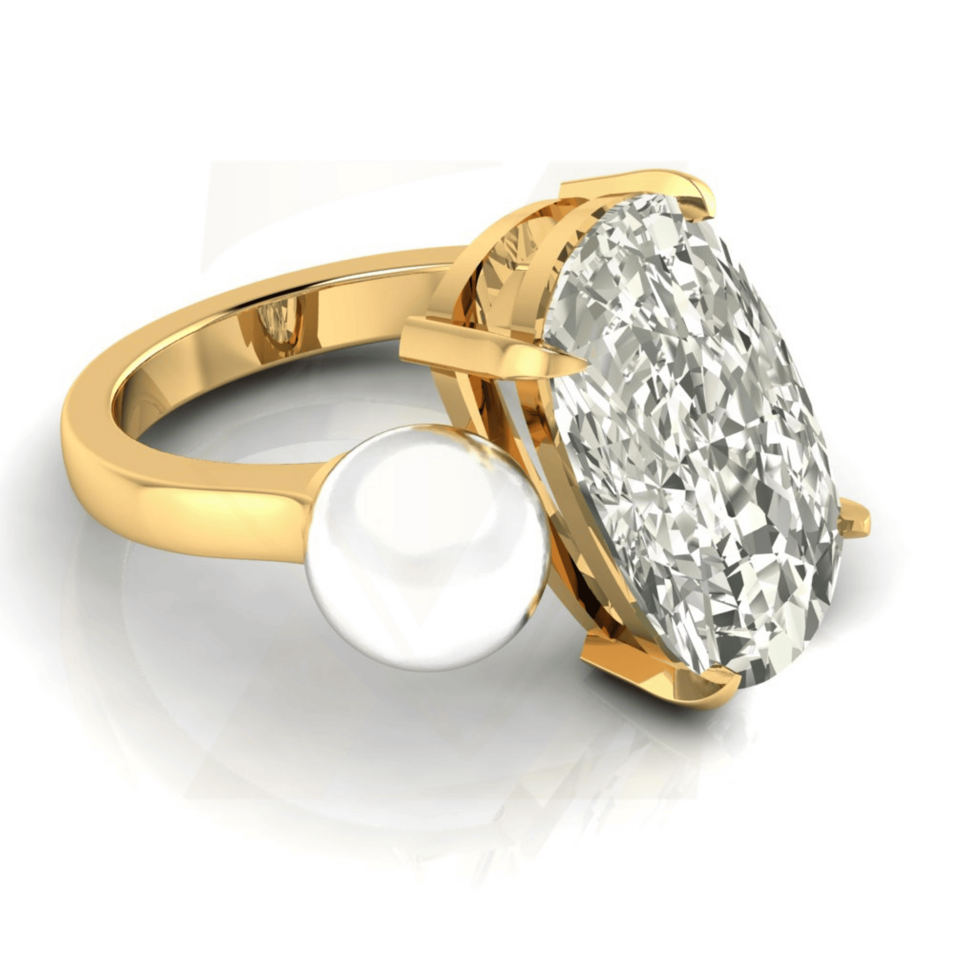 11.20 CTW Oval Cut Ring - Zuvelio.com