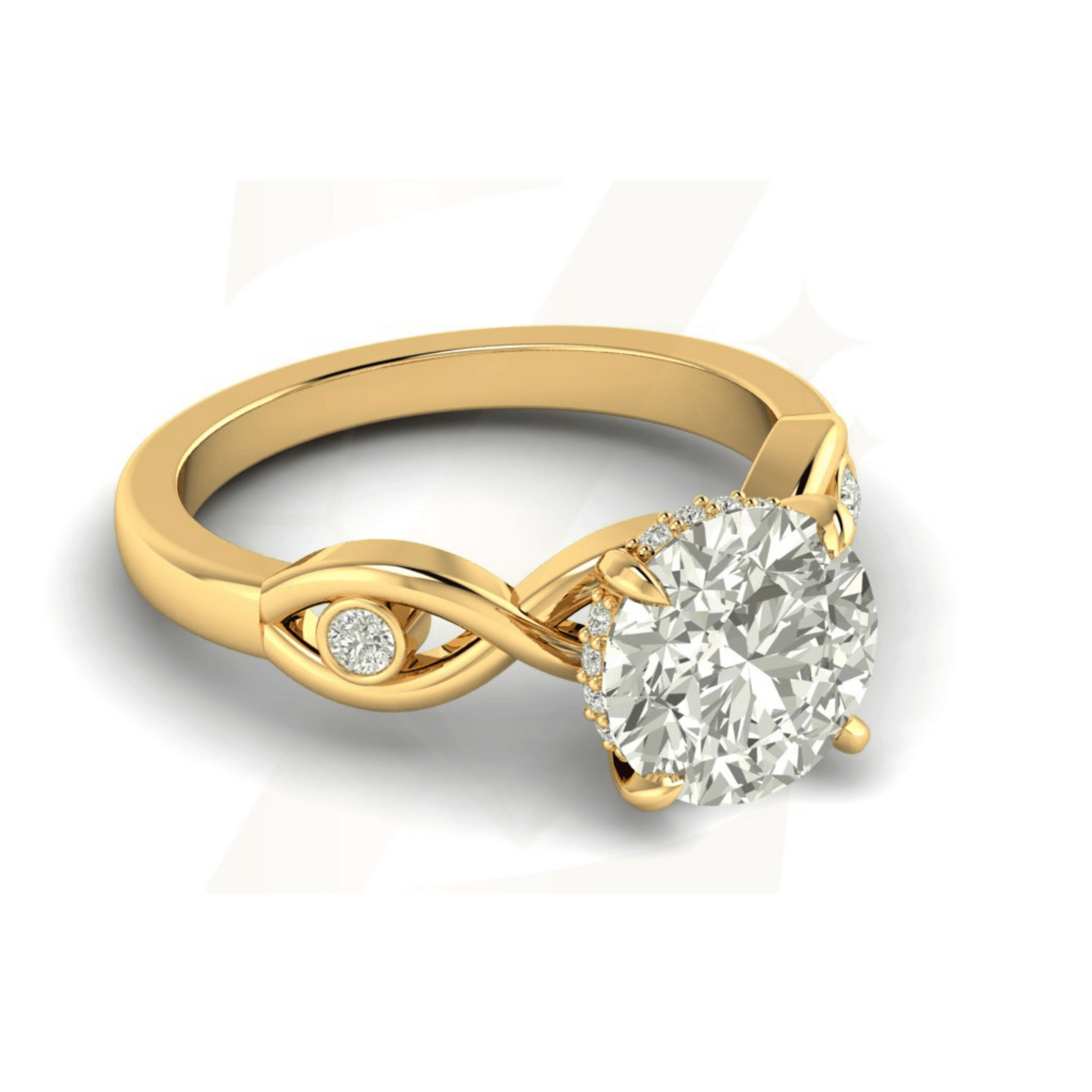 2.74 CTW Round Cut Ring - Zuvelio.com